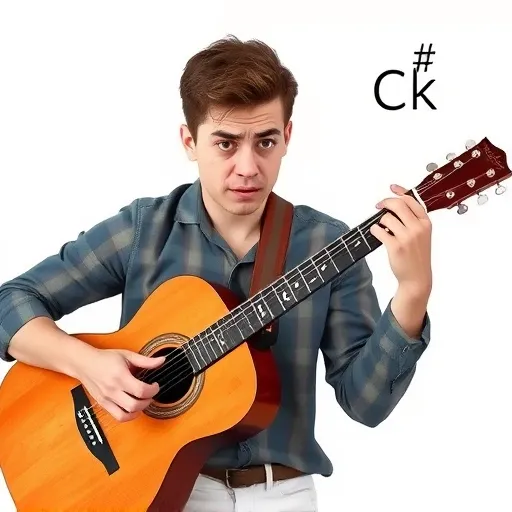 C#m 기타 코드, '이것'부터 시작하면 쉽습니다 (기본 운지 & 편법 활용)