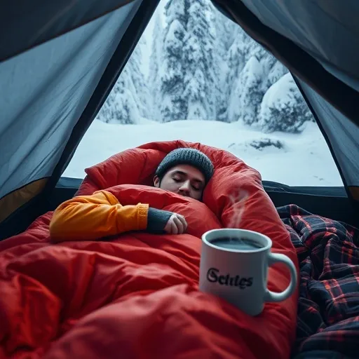 따뜻함의 핵심: 동계침낭 충전재와 필파워 완벽 이해하기