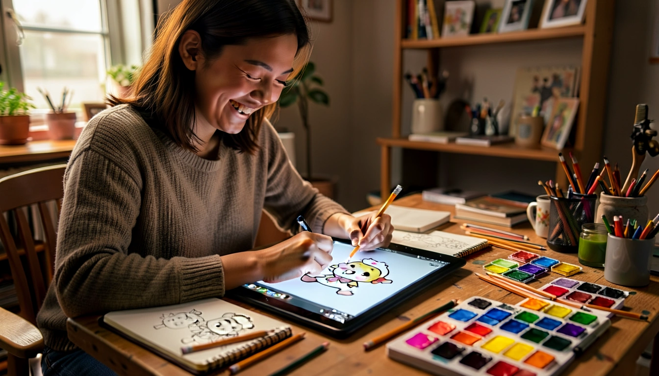 단계별 해결법: 첫 캐릭터, 어떻게 그려낼까?