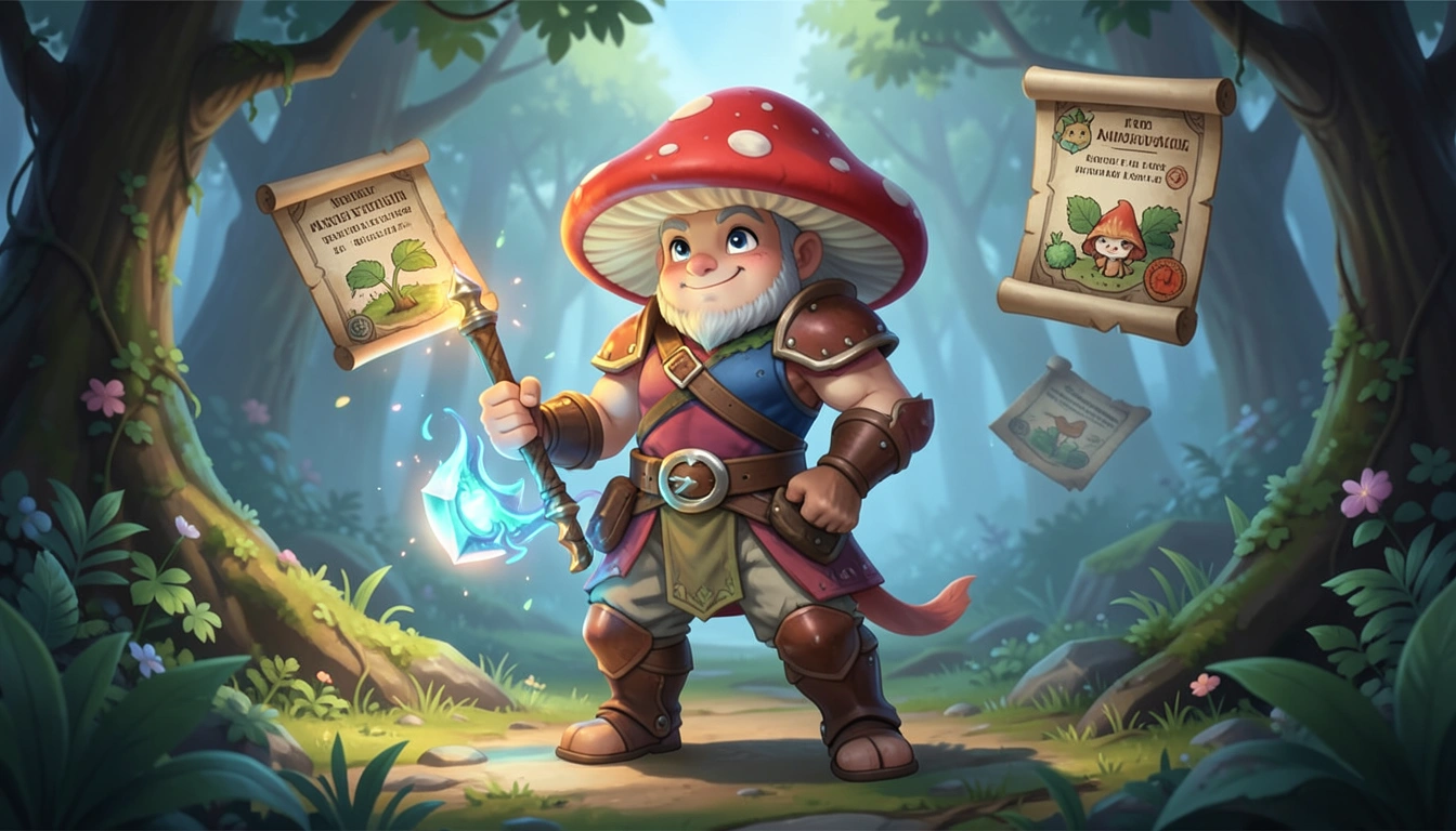 쿠폰을 활용한 버섯커 키우기 초반 직업 선택과 육성 (현실 조언)